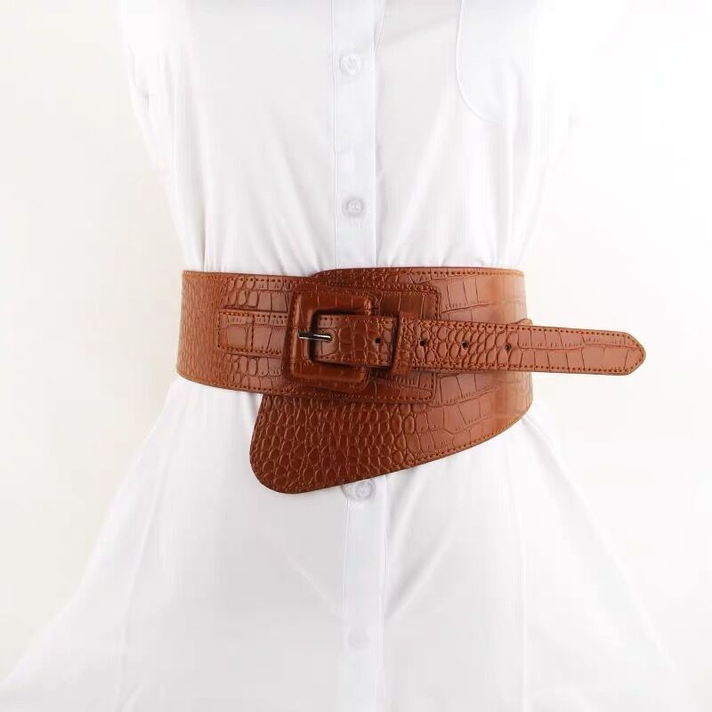 Ultra-breiter Taillengürtel Für Damen Modisches Accessoire Für Kleider_voghion.com