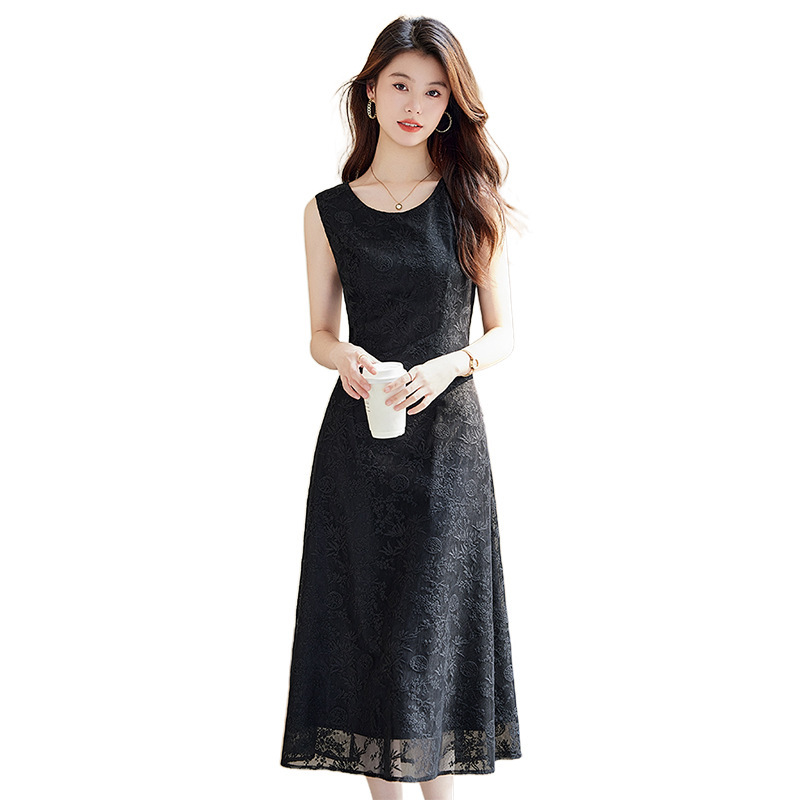 Fashionable summer elegant long dress sleevless