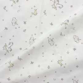 春亚纺布料数码印花韩版ins花布羽绒服面料棉衣面料防水