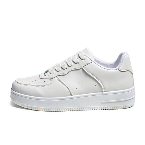 2025 Spring Men's New Small Leather Shoes Trendy Matchable Shoes Casual Matchable Board Shoes Business Style Light Luxury Black Shoes