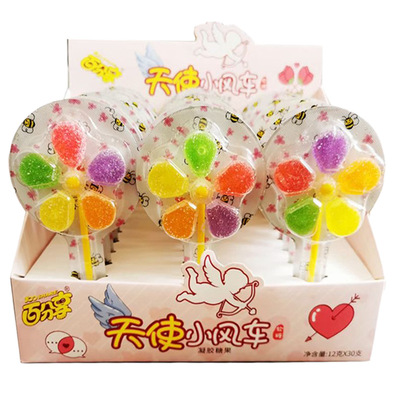 One hundred Share 12g windmill Lollipop fruit windmill Fruity Soft sweets children leisure time snacks candy wholesale