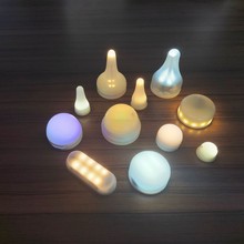 遥控便捷操作LED硅胶拍拍灯底座USB充电款糖胶硅胶小夜灯底座