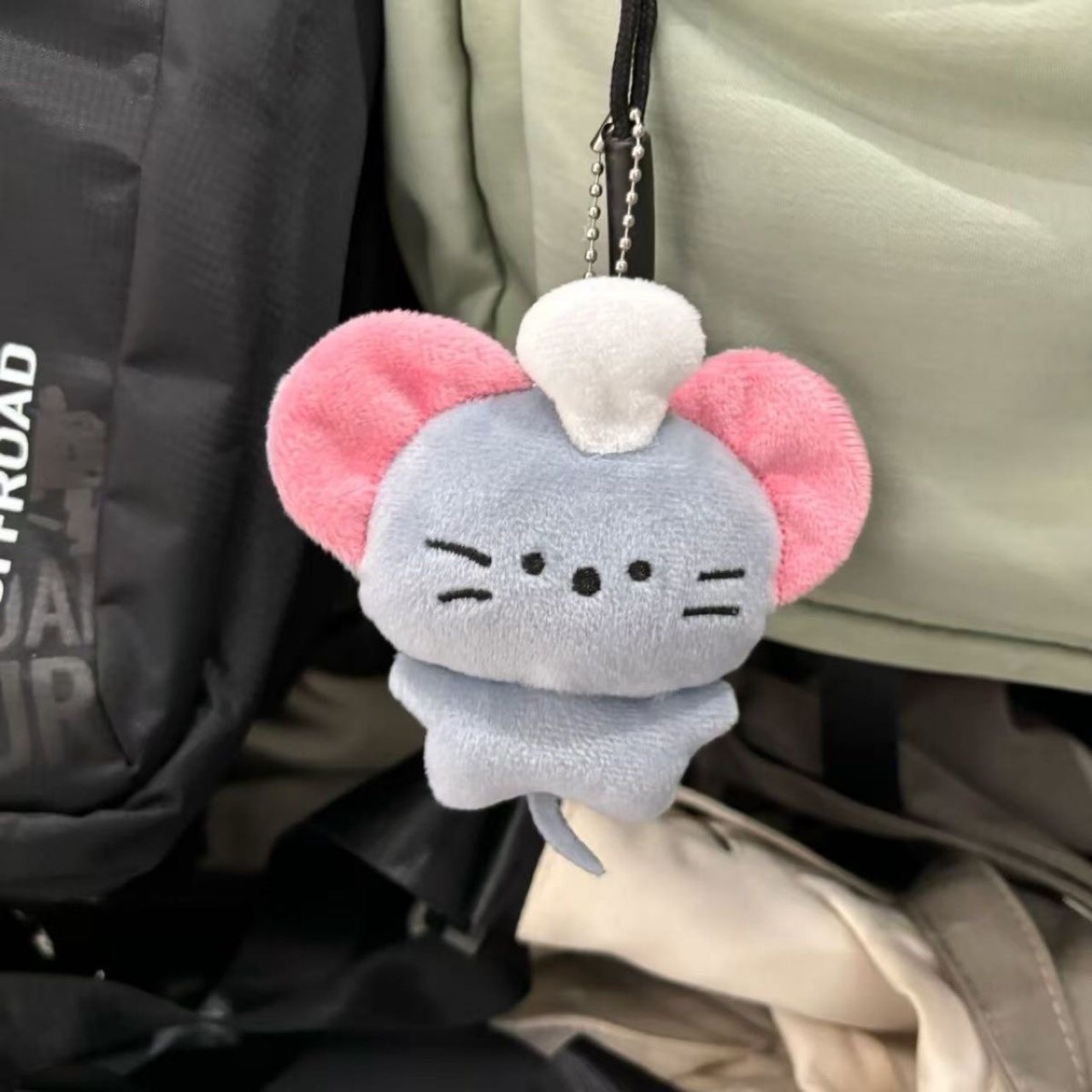 Nuevos colgantes de muñecas de ratón codicioso en lindas muñecas de peluche llavero bolsos accesorios amigos regalos de cumpleaños