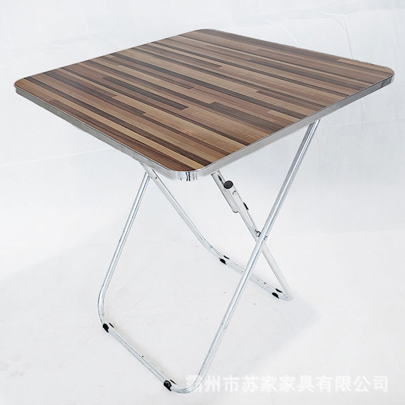 Venta al por mayor transfronteriza hogar pequeño apartamento comedor mesa redonda puestos al aire libre en la carretera mesa cuadrada pequeña dormitorio mesa plegable portátil