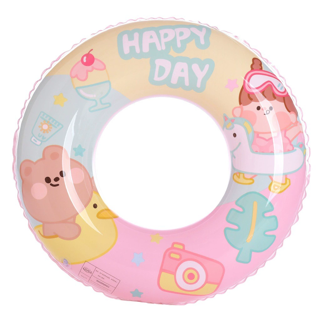 Пара ins милая девушка розовое детское плавательное кольцо интернет-знаменитости утолщенное детское мультяшное кольцо для подмышек Надувное плавательное кольцо