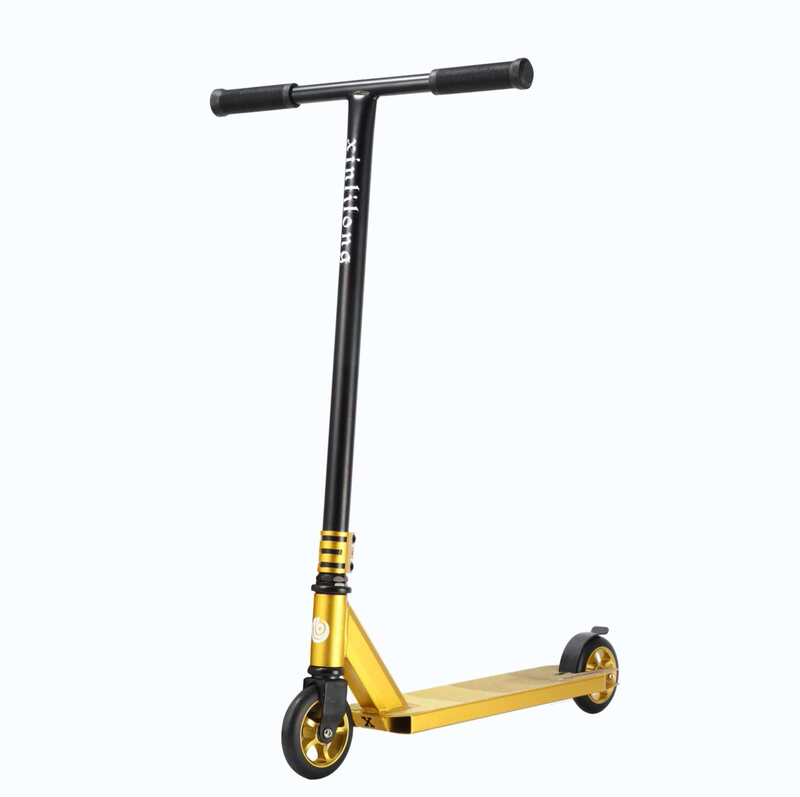 Stunt Scooter for Teenagers and Adults, Street Cruising Scooter with Aluminum Alloy Frame 360 ° Rotating Two-Wheeled Scooter