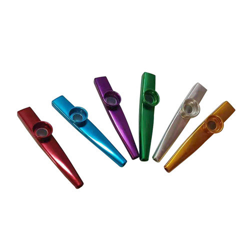 KAZOO Orff red blue green purple gold silver 12 cm wind instrument bamboo flute flute film metal kazoo
