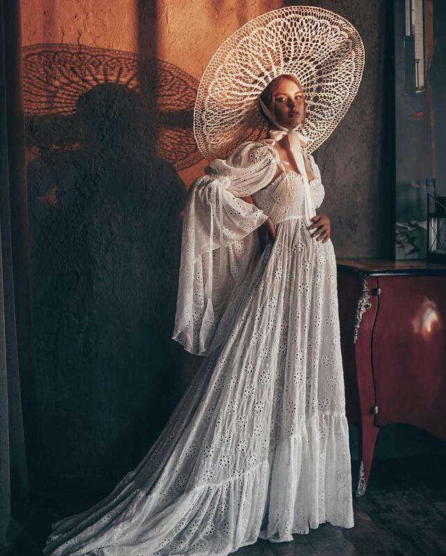 New Photo Studio Pregnant Women Photograph Big Belly Portrait Clothing Princess Wind Fairy Beautiful Home Wind Hollow dress