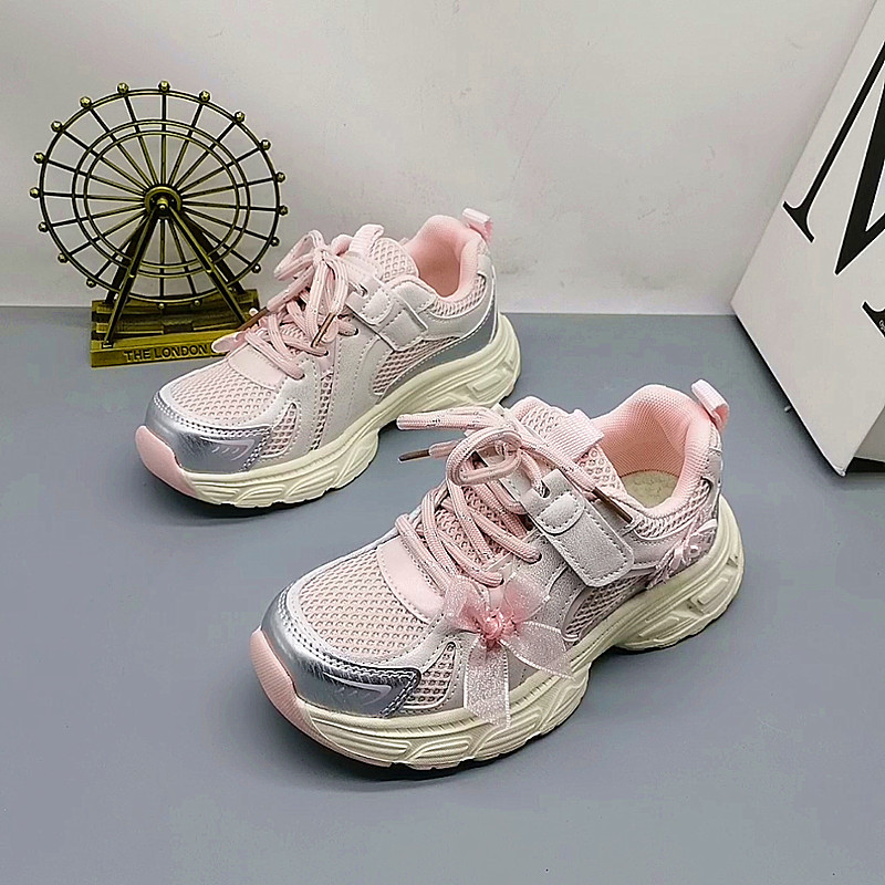 Doble red 32 - 37 talla zapatos deportivos para niñas zapatos de plancha delgada zapatos clásicos zapatos de papá zapatos de rendimiento súper ligeros para niños