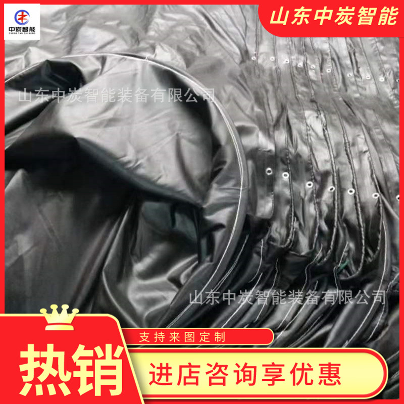 耐冲击矿用负压风筒 体积小 FTFSS450×150×5塑料涂覆布负压风筒