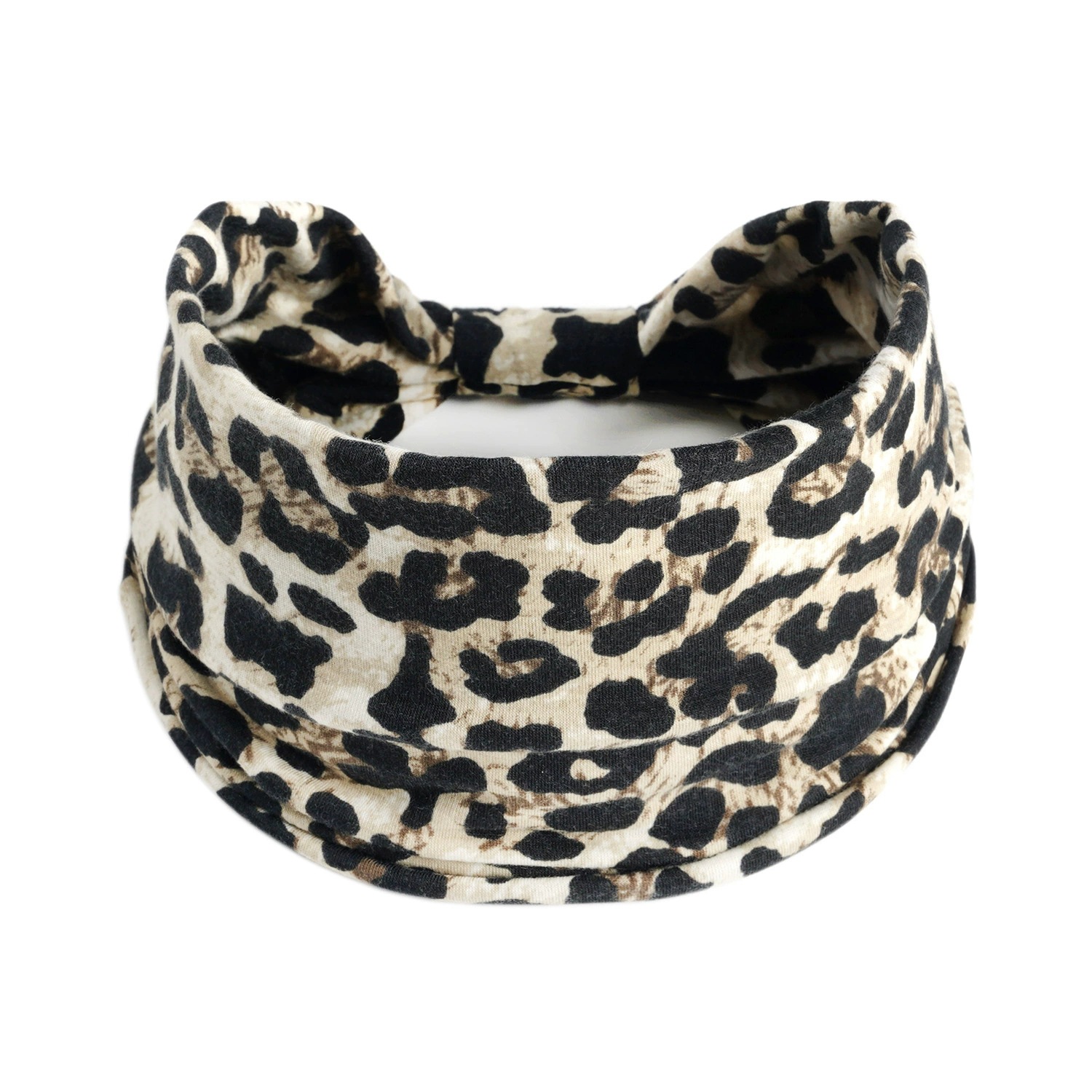 Europa y América nueva impresión elástica deportiva correa de cabello damas banda ancha correa de cabello turbante retrógrado joyas para el cabello de yoga