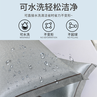 ✅Washable Ice Silk Pillowcase Summer Summer Mat Pillowcase Adult Summer Pillowcase Home Thickened Pillowcase One