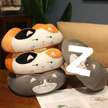 卡通鲨鱼U型枕旅行便携护颈枕学生午睡枕飞机靠枕可爱生日礼物