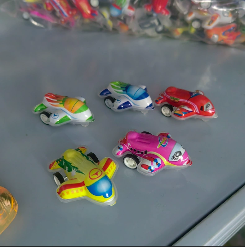 Прозрачный откатный самолет автомобиль автомобиль головоломка детская игрушка модель микробизнес офлайн трансграничный небольшой подарок партии