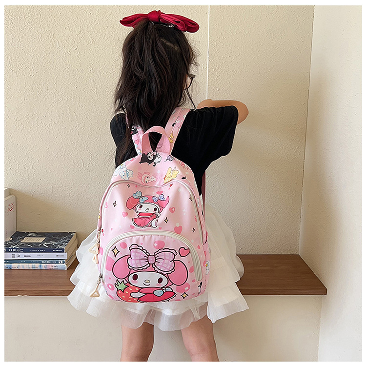 Cute cartoon, lightweight and lightweight schoolbag for kindergartens, fashionable and versatile children's backpacks for outdoor leisure travel undefined