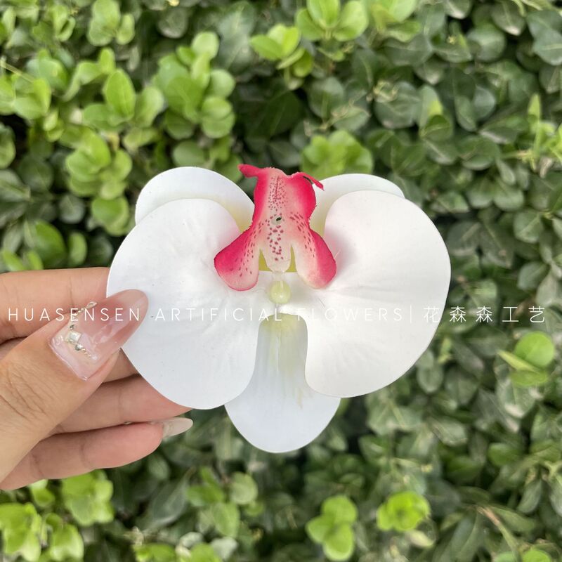 3Dプリントフィルム胡蝶蘭シミュレーション単輪花頭手作り結婚お土産喜糖箱装飾diy靴花|undefined