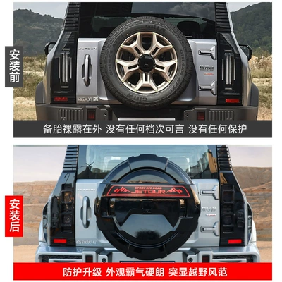 Tire Cover, Thickened Full-Cover Rear, Spare wheel cover