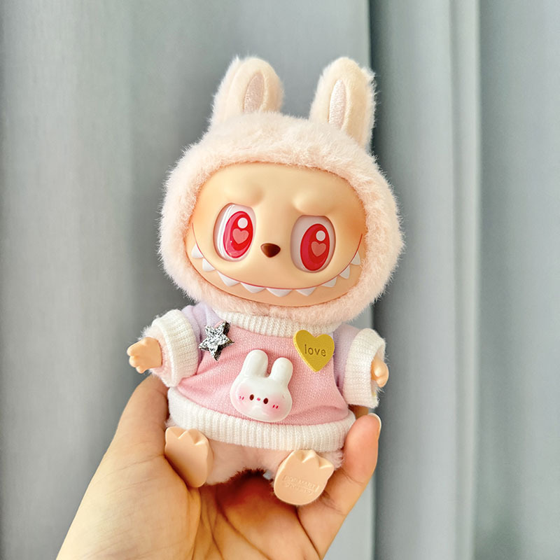 服のみ】第二世代ブラインドボックス ラブブ服 エポキシ樹脂製顔飾り ラブブ シットシットパーティーシリーズ ベビー服 可愛い|undefined