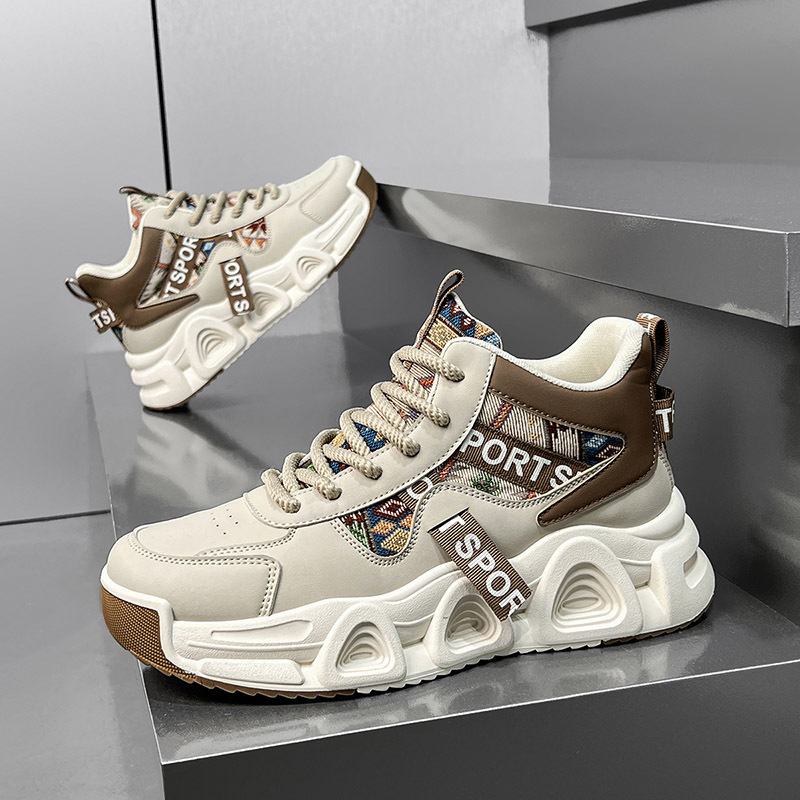 Men's Shoes 2025 New Internet Celebrity Explosions Outdoor Non-Slip All-Match Casual sneaker Men's Thick Sole Increased Torre Shoes