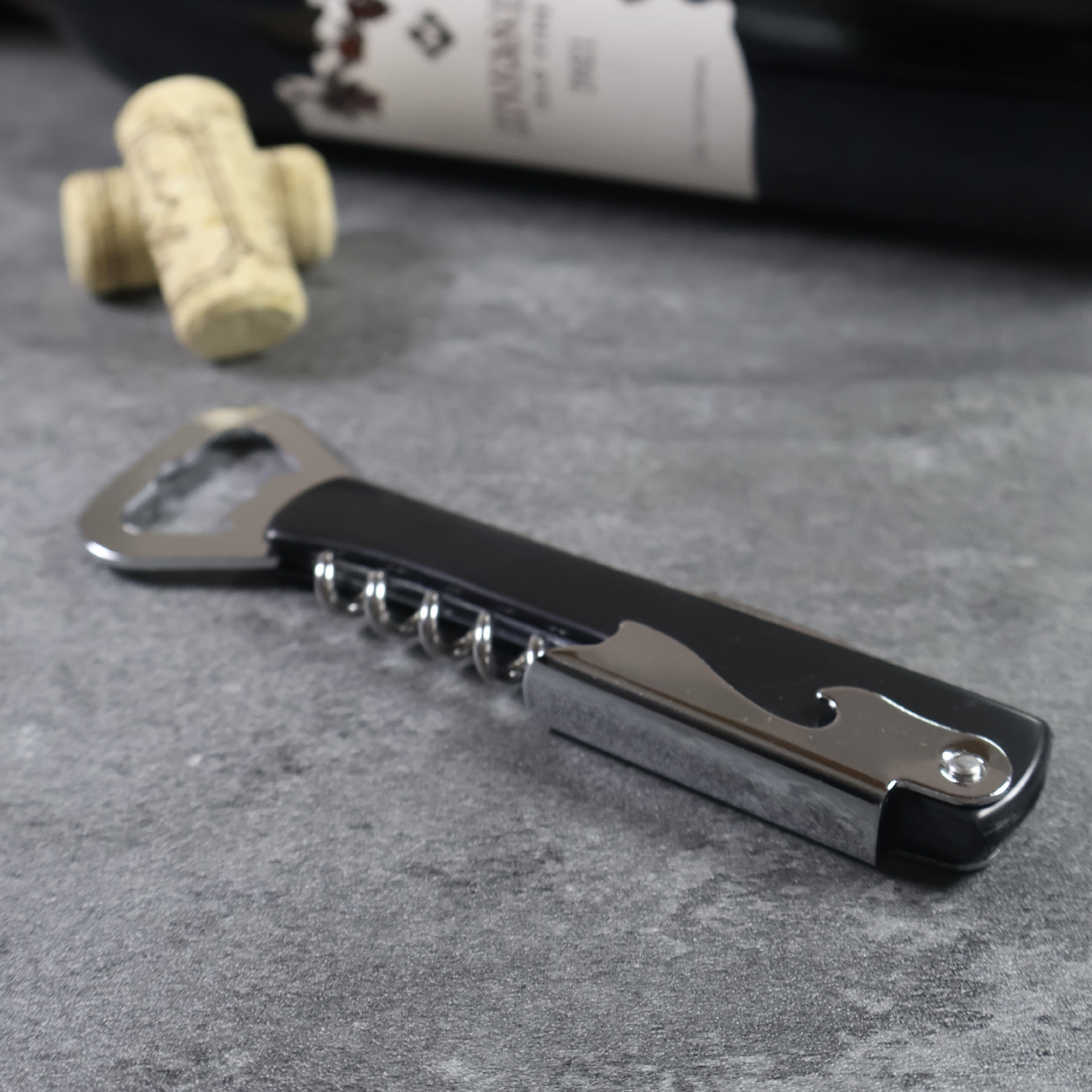 공장 직접 공급 플라스틱 손잡이 와인 칼 와인 병 오프너 맥주 병 오프너 다목적 병 오프너 도매