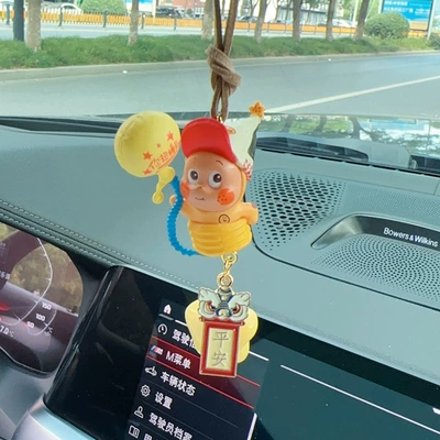 Hanging Safety Car Pendant Rearview – Car hanging - balloon-star-man