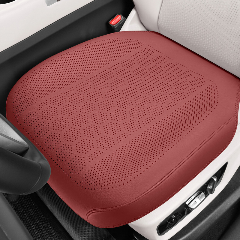 2025 New Four-Season Universal Cowhide Pattern Saddle Pad Breathable Car Interior Cushion Seat Cross-Border Xiyin Temu