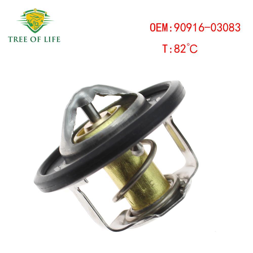 90916 - 03083 Es adecuado para el termostato automático del refrigerante del motor de 82 °C para pickup Toyota