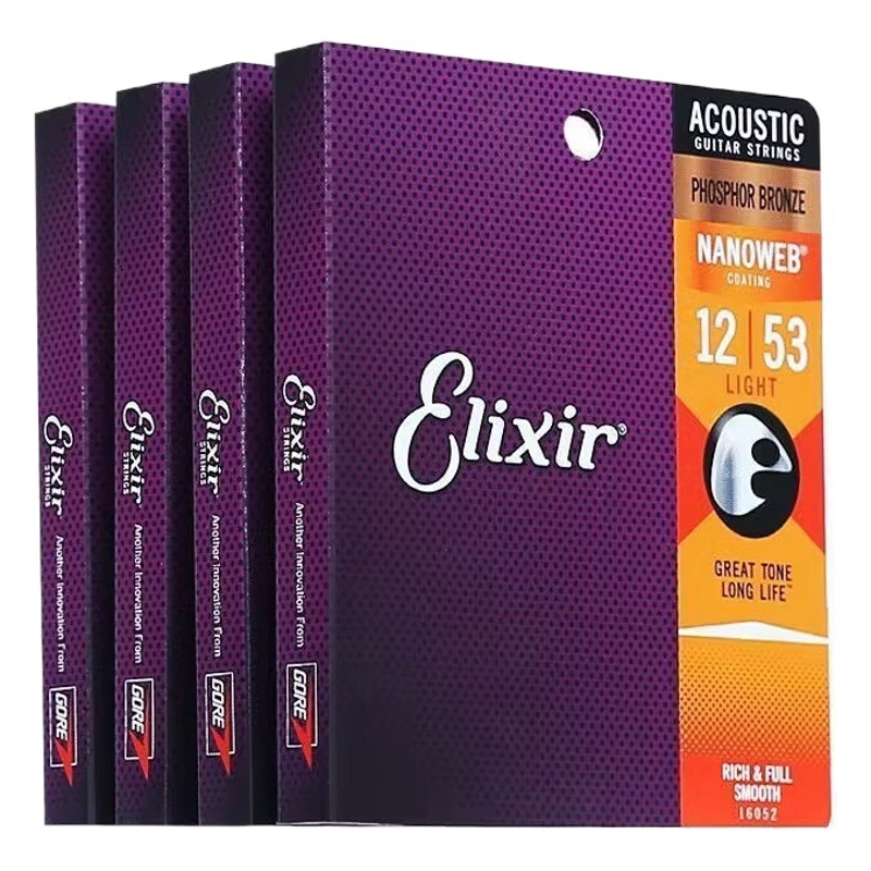 Cuerdas de guitarra Elix 11027 11052 16027 16052 cuerdas de guitarra folk guitarra de madera