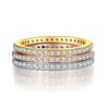 Jewelry, zirconium, ring, European style, diamond encrusted, three colors, micro incrustation, wholesale