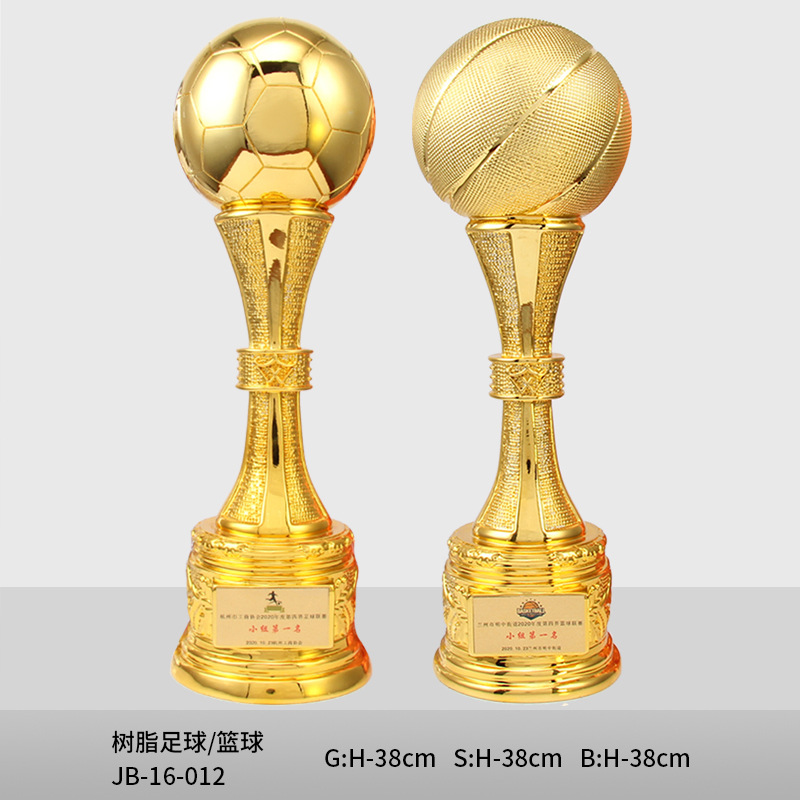 Deportes de resina trofeo creativo botas de oro Copa de fútbol trofeo árbitro guantes de portero trofeo de resina de madera