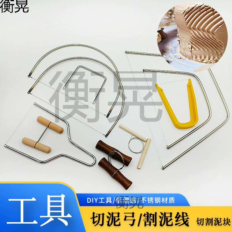 Линия резки керамики, линия разделения глины, лук для резки глины, пружинный глиняный лук, линия резки проволоки, линия разделения текстуры керамики, инструмент для резки глины