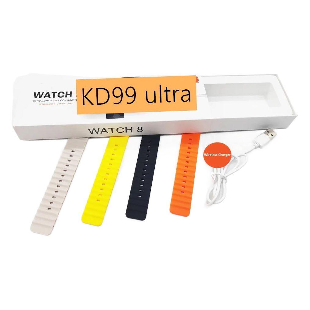 KD99Ultra Bluetooth llamada reloj inteligente 1,99 pulgadas HD pantalla táctil de frecuencia cardíaca WatchS8 reloj deportivo