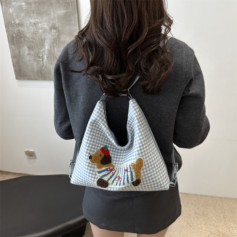 Casual bolso para perros bolsas de lápiz para mujeres 2024 nueva mochila de viaje ligera de un solo hombro bolso de gran capacidad mochila