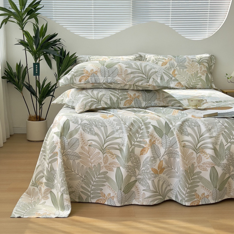 夏季竹纤维床单天然加厚双人冷感可折叠凉席三件套批发