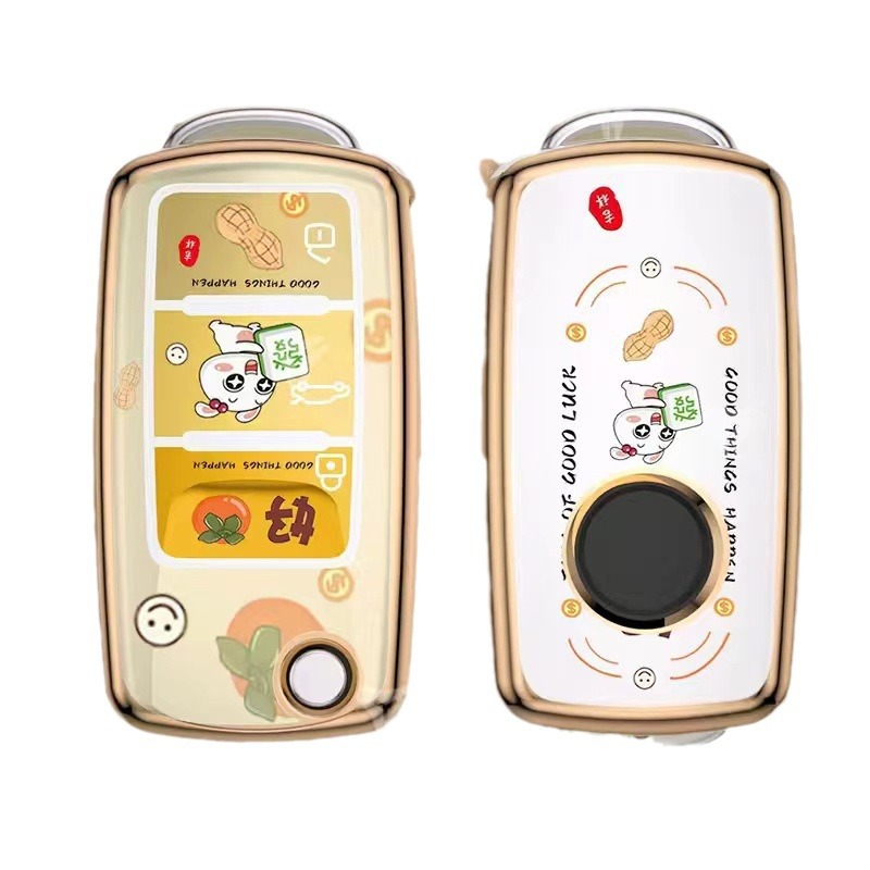 Funda para llaves Volkswagen Sagitar Lavida Bora Santana Tiguan Lingdu polo bolso de coche de golf con hebilla