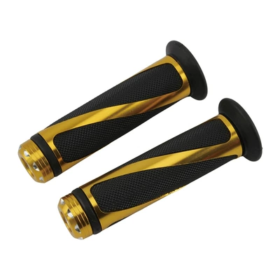 Motorcycle Handle Cover Grips, Anti-Slip and Wear-Resistant - yellow