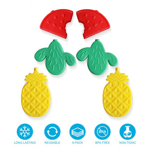Irregular Ice Particles Customized Pe Ice Particles Frosted Smooth Ice Particles Can Be Used Repeatedly Pineapple Watermelon Cactus