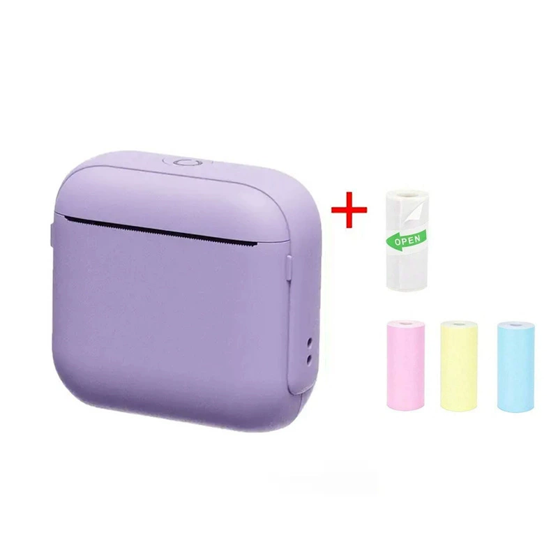Pocket Printer X6, handheld Bluetooth thermal photo printer, portable 10.7×9×5.5 cm