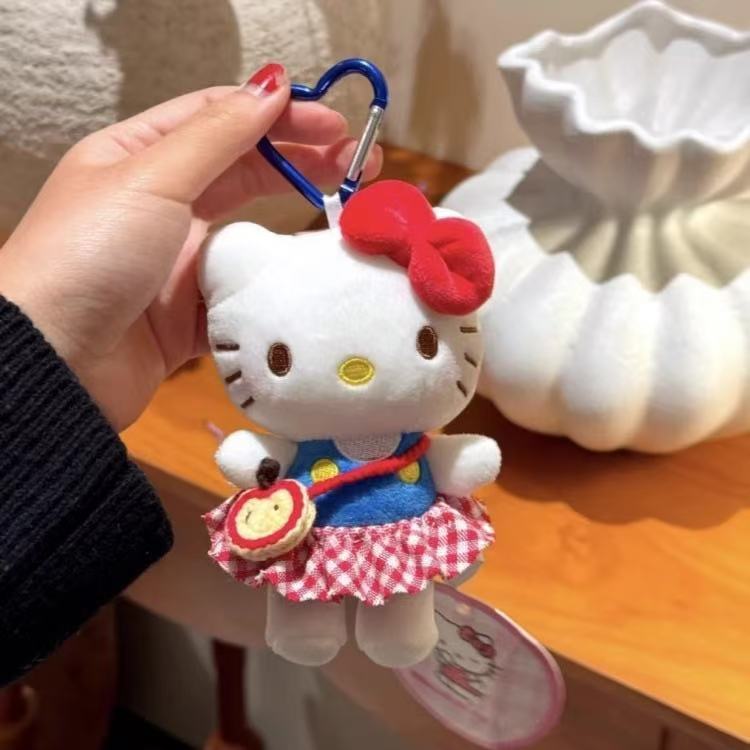 かわいいアニメハワイ水泳圏Kittyぬいぐるみストラップkt猫かばん掛けキーホルダープレゼント|undefined