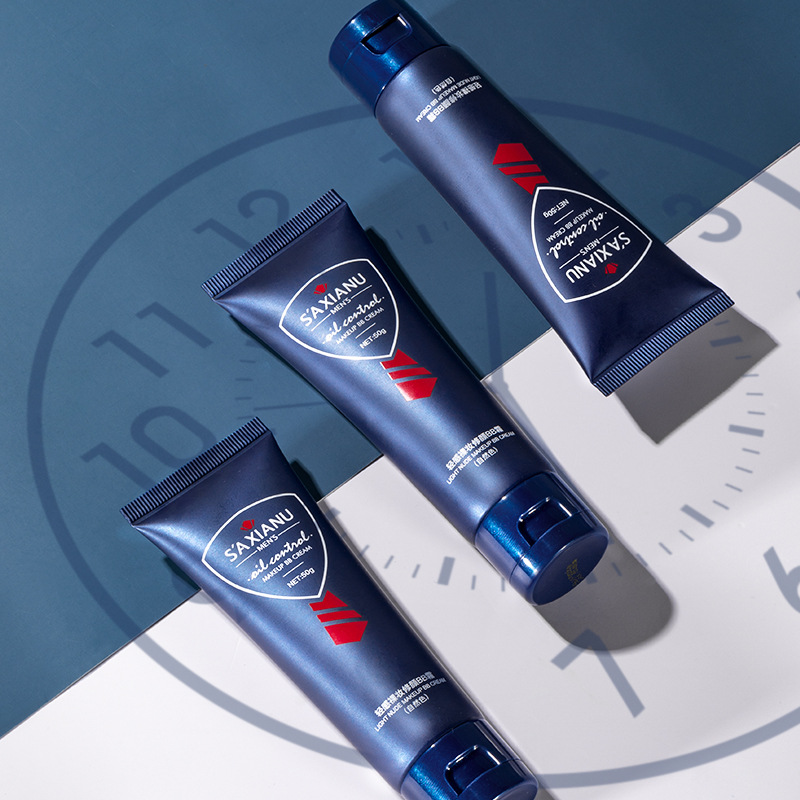 沙仙奴男士轻感裸妆修颜BB霜自然色50g清爽不油腻素颜霜厂家货源