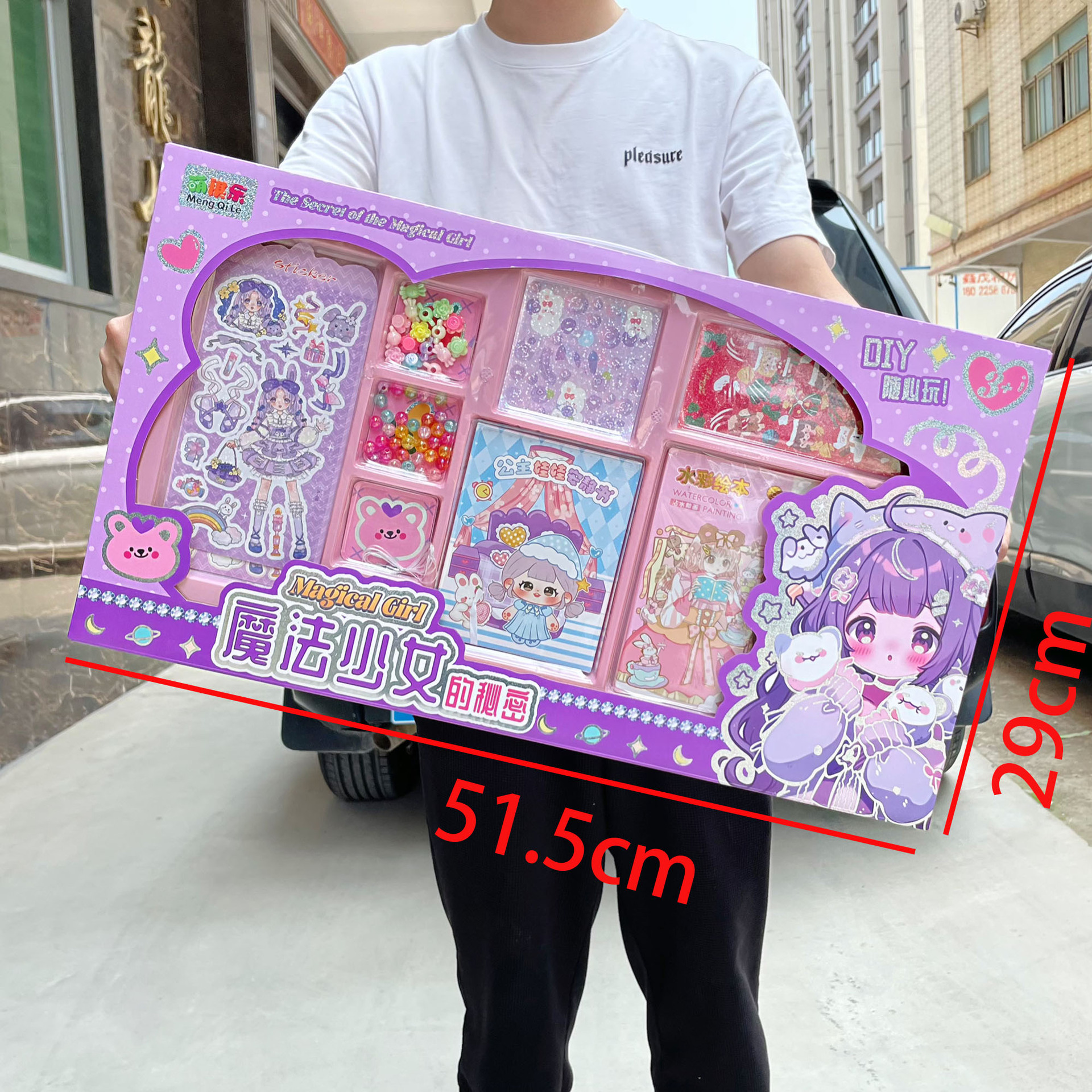 Set de pintura de arena acuarela para niñas, manualidad interactiva, regalo para instituciones - Mayorista