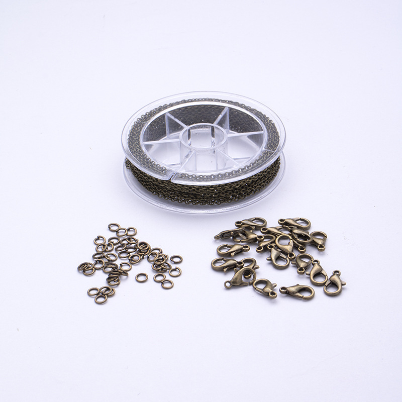 クロスボーダーカラーステンレス鋼チェーン金属細いチェーンクロスチェーン O 字型チェーンネックレスブレスレット素材 DIY ジュエリーアクセサリー|undefined