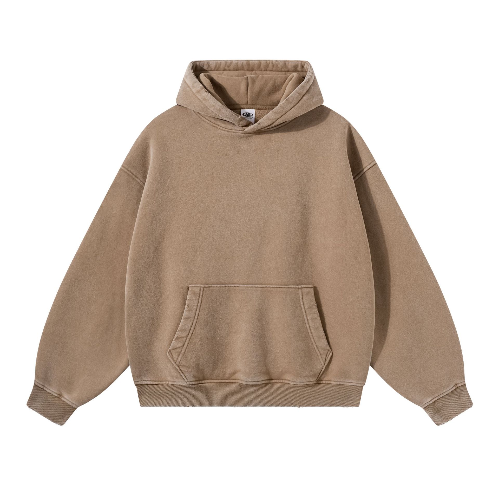 Transfronterizos de gran tamaño americano retro hombre suéter pesado chaqueta suelta Europa y América hombre sudadera con capuchón hombre