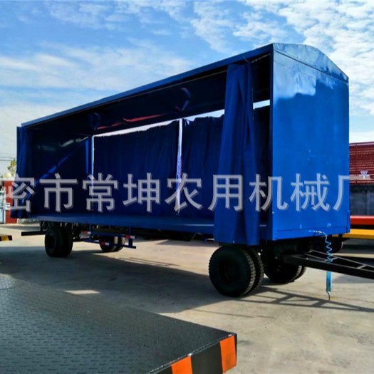 厂家供应   20吨雨棚拖车 非标定 制 拆卸方便