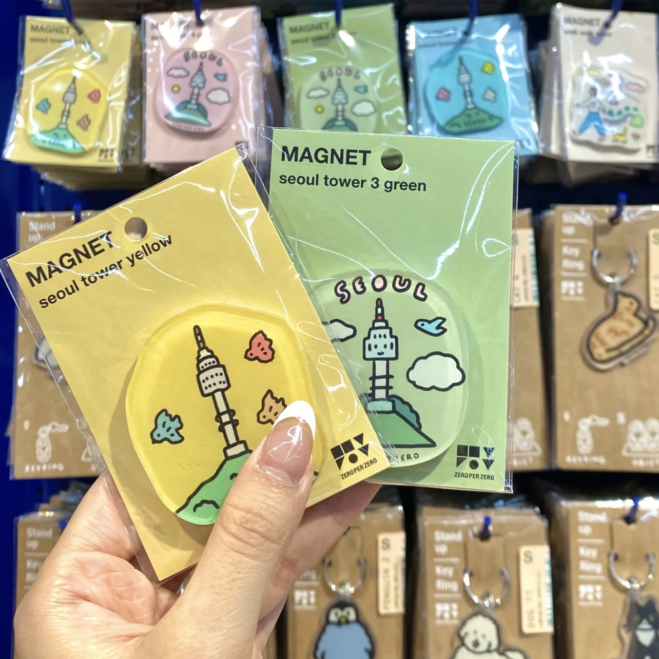 异形透明亚克力冰箱贴定制景区文创动漫磁性贴创意卡通头像冰箱贴