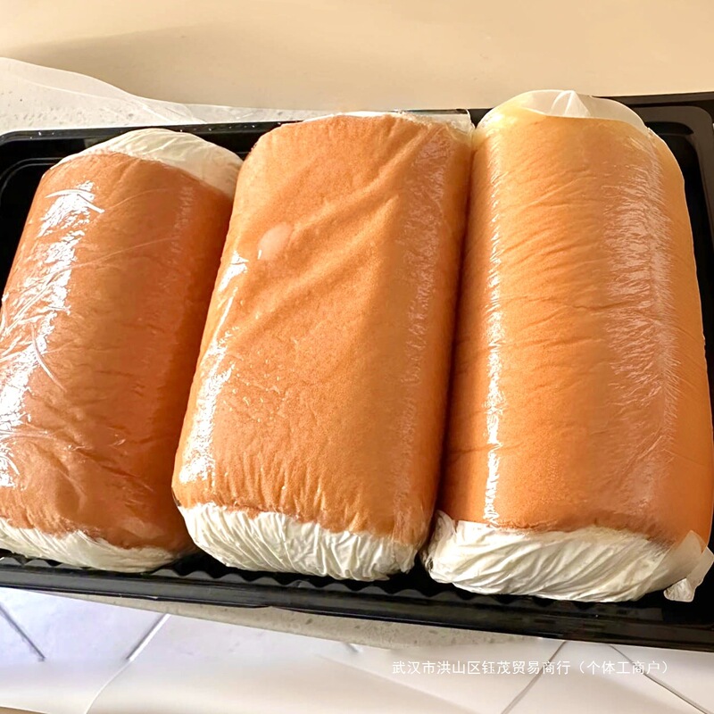 Old-Fashioned Cream Bread, Cream Roll Cake, Nostalgic Snack Pastry, Chocolate Internet-Famous Cream Tiger Skin Swiss Roll