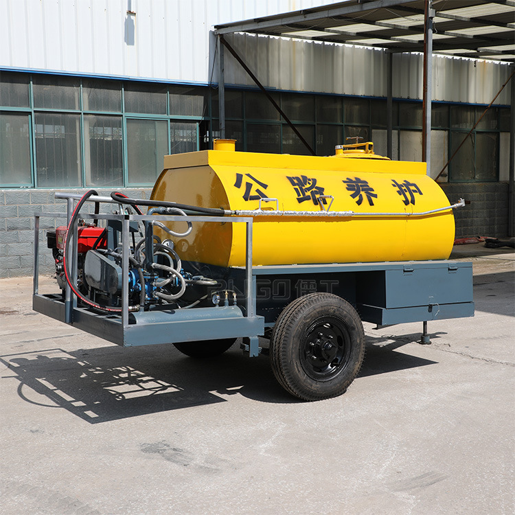 Pulverización de asfalto fabricantes reparar carreteras de gasolina renovación distribuidor de mantenimiento del pavimento empujando distribuidor