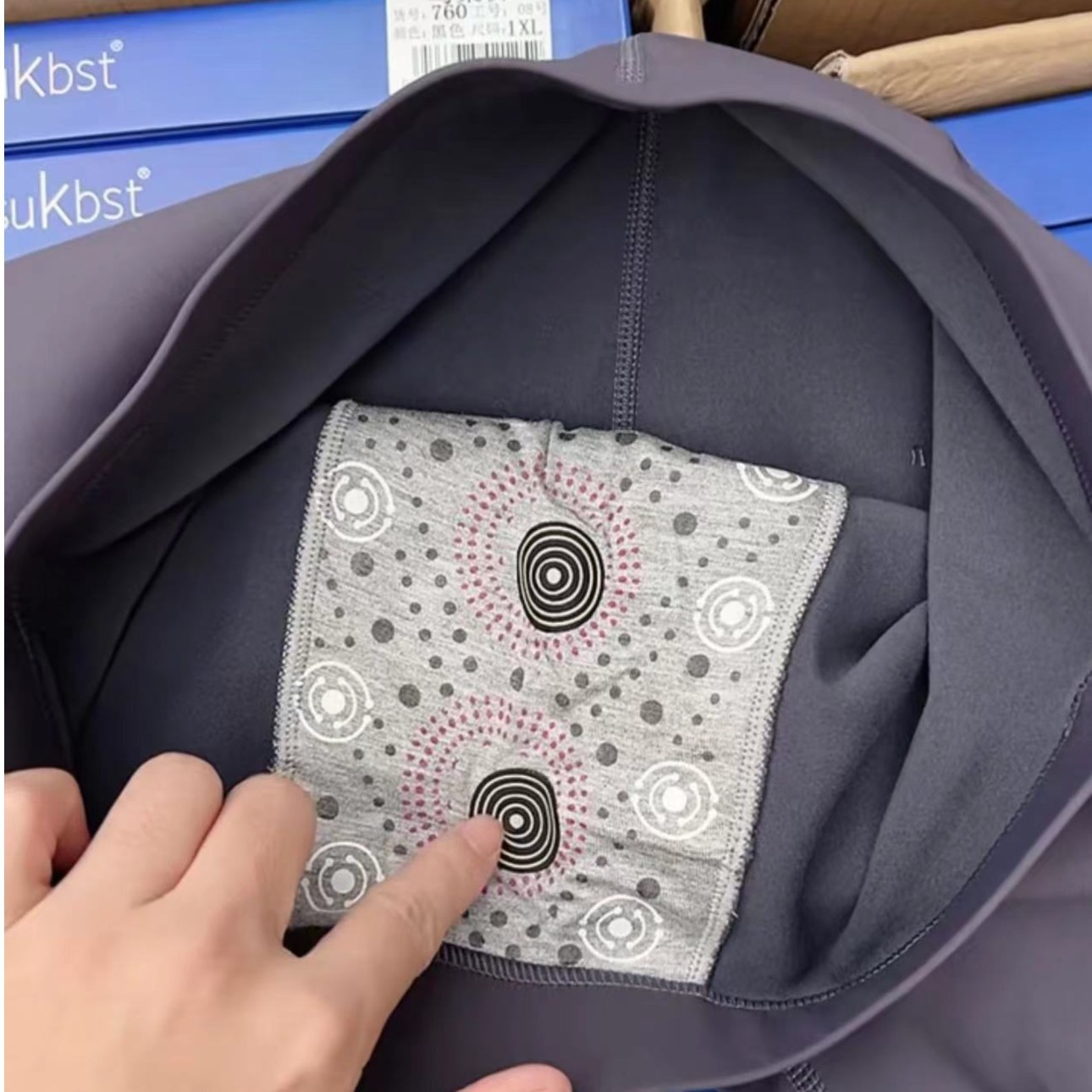 (고품질) 가을, 겨울 남성용 바비 타이트 핏 플러스 벨벳 롱 존스 스트레치 미드 웨이스트 얇은 따뜻한 코튼 팬츠