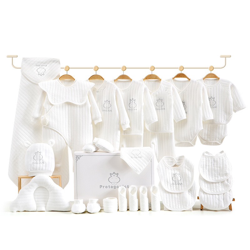Caja de regalo para bebés recién nacidos, ropa para bebés, set de regalo de otoño y invierno, luna llena recién nacida de alta calidad image 6