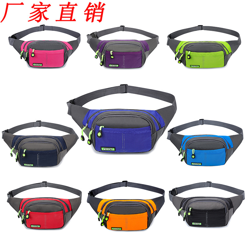 Men's multi-functional mobile phone waist bag new outdoor diagonal sports running tactical chest bag mobile phone bag spot wholesale